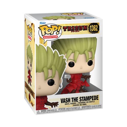 Funko POP! Animation: Trigun - Vash - 1/6 Odds for Rare Chase Variant - Collectable Vinyl Figure - Gift Idea - Official Merchandise - Toys for Kids & Adults - Anime Fans - Model Figure for Collectors