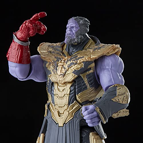 Hasbro Marvel Legends Series 15 cm Scale Action Figure Toy 2-Pack Iron Man Mark 85 Vs Thanos, Includes Premium Design and 8 Accessories