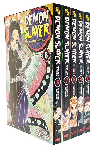 Demon Slayer: Kimetsu no Yaiba Vol 6-10 Collection 5 Books Set