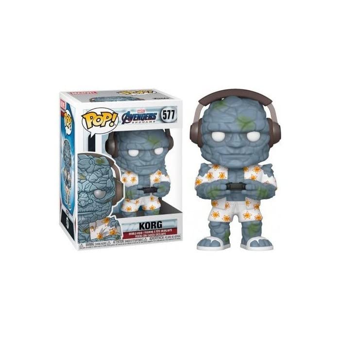 Funko 45140 POP Marvel: Endgame - Gamer Korg Collectible Toy, Multicolour