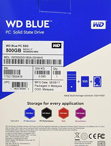 Western Digital WD Blue SSD interne - SATA 6 Gbit/s 2,5"