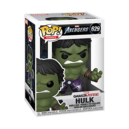 Funko POP! Marvel: Marvel Avengers Game-Hulk - (Stark Tech Suit) - Collectable Vinyl Figure - Gift Idea - Official Merchandise - Toys for Kids & Adults - Video Games Fans
