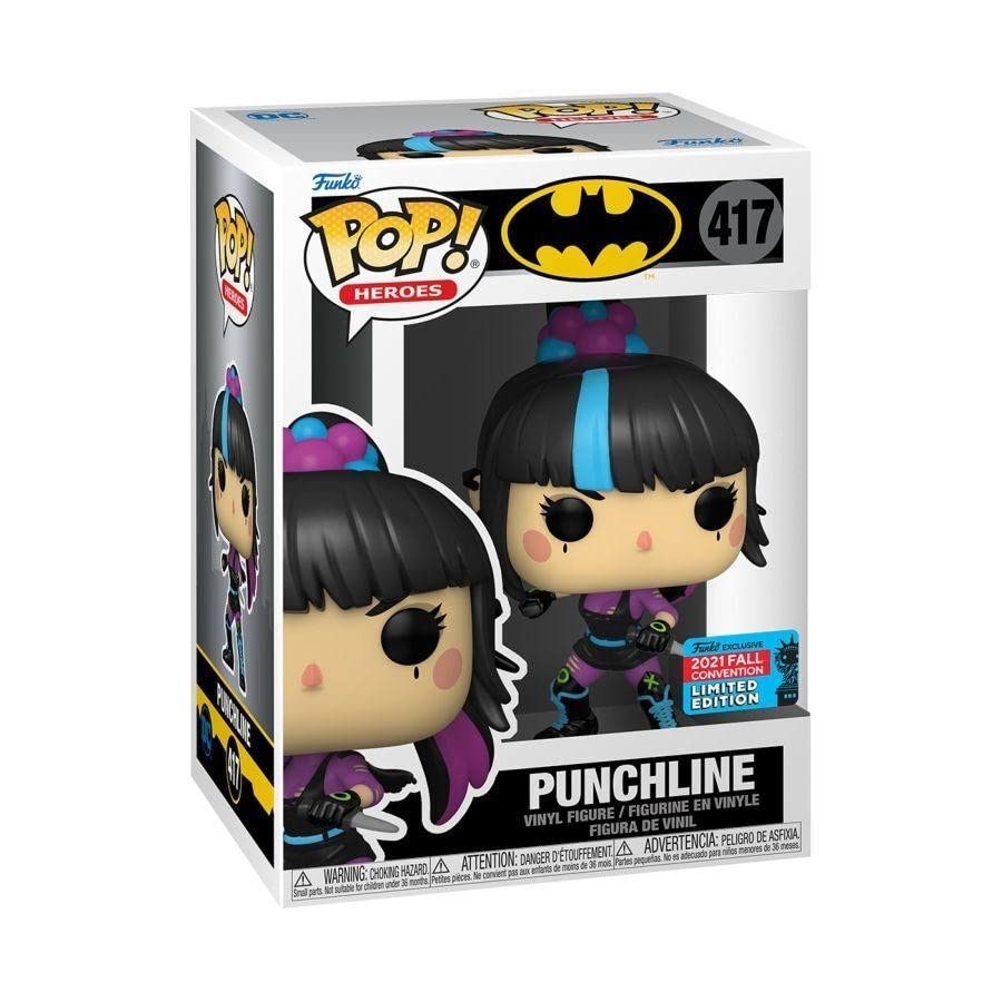Funko Pop Batman Punchline Figure #417 Fall Convention 2021 Pop Limited Edition Multicoloured One Size