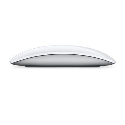 Apple Magic Mouse: Bluetooth, rechargeable. Works with Mac or iPad; White, Multi-Touch surface