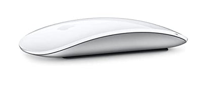 Apple Magic Mouse: Bluetooth, rechargeable. Works with Mac or iPad; White, Multi-Touch surface