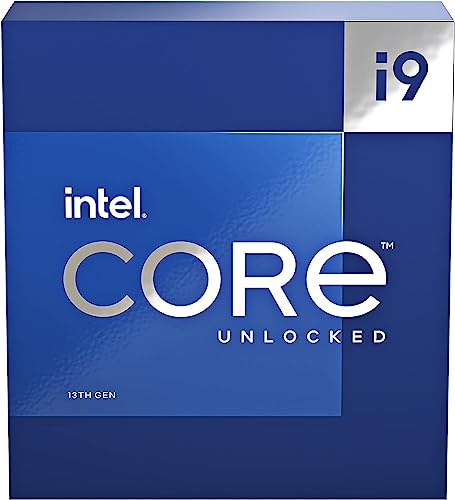 Intel Core i9-13900K (Latest Gen) Gaming Desktop Processor 24 cores (8 P-cores + 16 E-cores) with Integrated Graphics - Unlocked