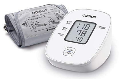 OMRON X2 Basic – Automatic Upper Arm Blood Pressure Monitor for Home Use, Clinically Validated, Blood Pressure Machine | Irregular Heartbeat Detection |Cuff Wrapping Guide - Accurate Results & Memory