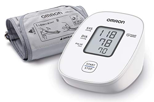 OMRON X2 Basic – Automatic Upper Arm Blood Pressure Monitor for Home Use, Clinically Validated, Blood Pressure Machine | Irregular Heartbeat Detection |Cuff Wrapping Guide - Accurate Results & Memory