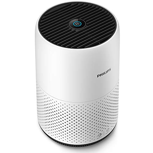 Philips AC0820/30 Series 800 Compact Purifier with Real Time Air Quality Feedback, Anti-Allergen, Reduces Odours and Gases, NanoProtect filter, 22 W