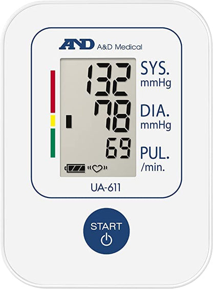 A&D Medical Blood Pressure Monitor BIHS Approved UK Blood Pressure Machine UA-611