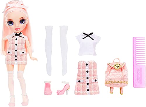 Rainbow High 582960EUC-0 Junior, Bella Parker, Fashion Doll with Outfit and Accessories, Includes Fabric Backpack with Open and Close Feature, Gift and Collectable, 9"/23 cm, Age 6+