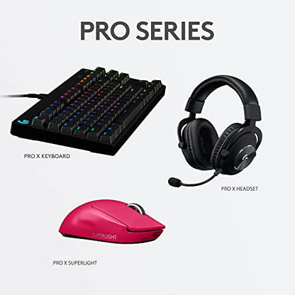 Logitech G PRO SUPERLIGHT Wireless Gaming Mouse, Ultra Lightweight 63 g, HERO 25K Sensor, 25,600 DPI, 5 Programmable Buttons, Long Battery Life, On-Board Memory, for esports, Compatible with PC / Mac