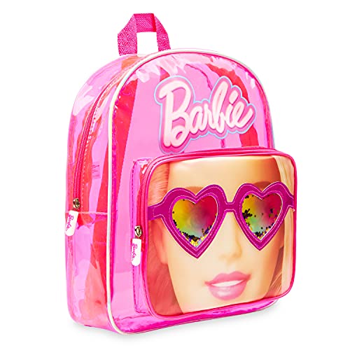 Barbie Backpack for Kids, Children's Backpacks Girls School Bag Teenage Girls, Gifts (Holo Pink)