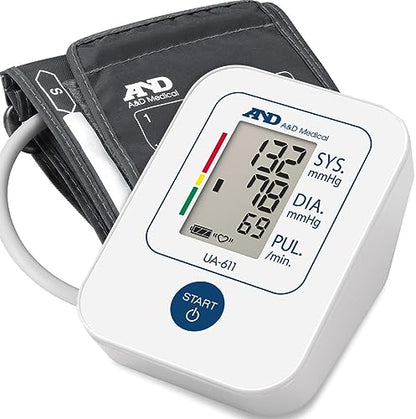 A&D Medical Blood Pressure Monitor BIHS Approved UK Blood Pressure Machine UA-611