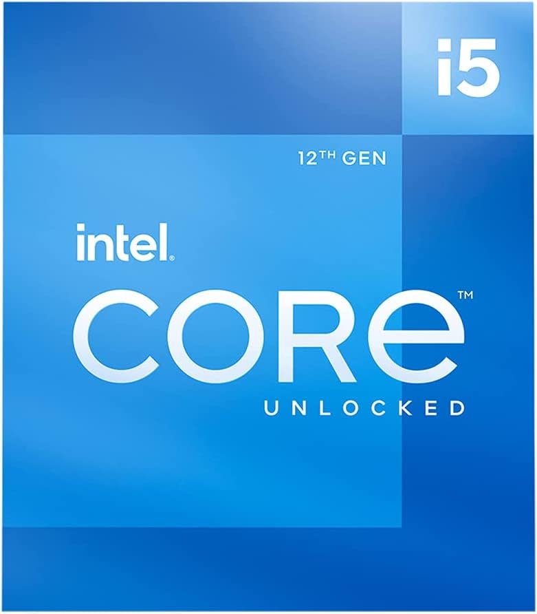 Intel Core i5-12600K Desktop Processor 10 (6P+4E) Cores up to 4.9 GHz Unlocked  LGA1700 600 Series Chipset 125W