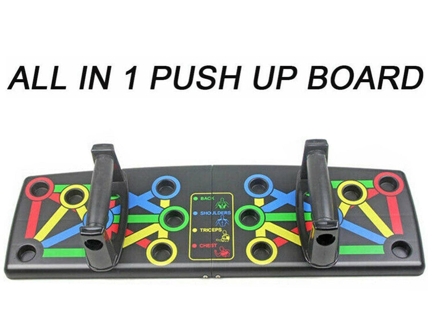 True Face Push Up Board Foldable 14 in 1 Press Up Boards Fitness Workout Train Gym Muscle Strength Push-Up Stand Muscles Exercise Pushups Training Portable Pushup Equipment for Men Women Home Workouts