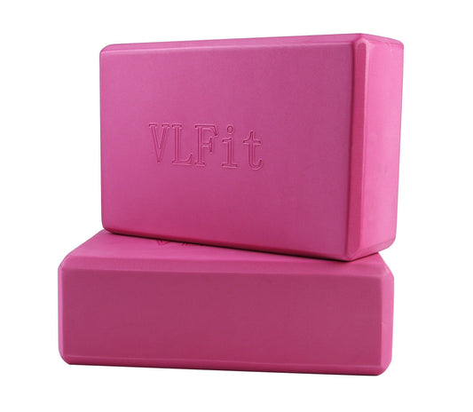 VLFit Set of 2 Hi-Density Yoga Blocks Choose Your Colour