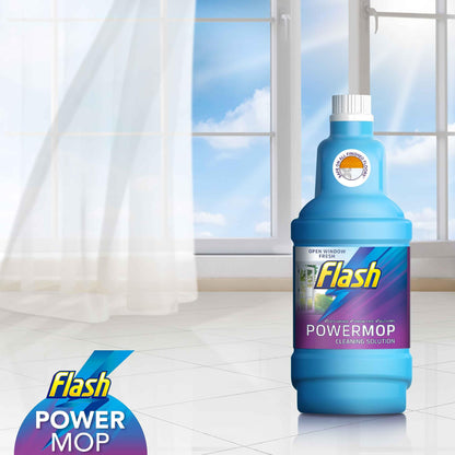 Flash Powermop Floor Cleaner Starter Kit, All-In-One Mopping System, Powered Deep Clean For Your Hard Floor Surfaces