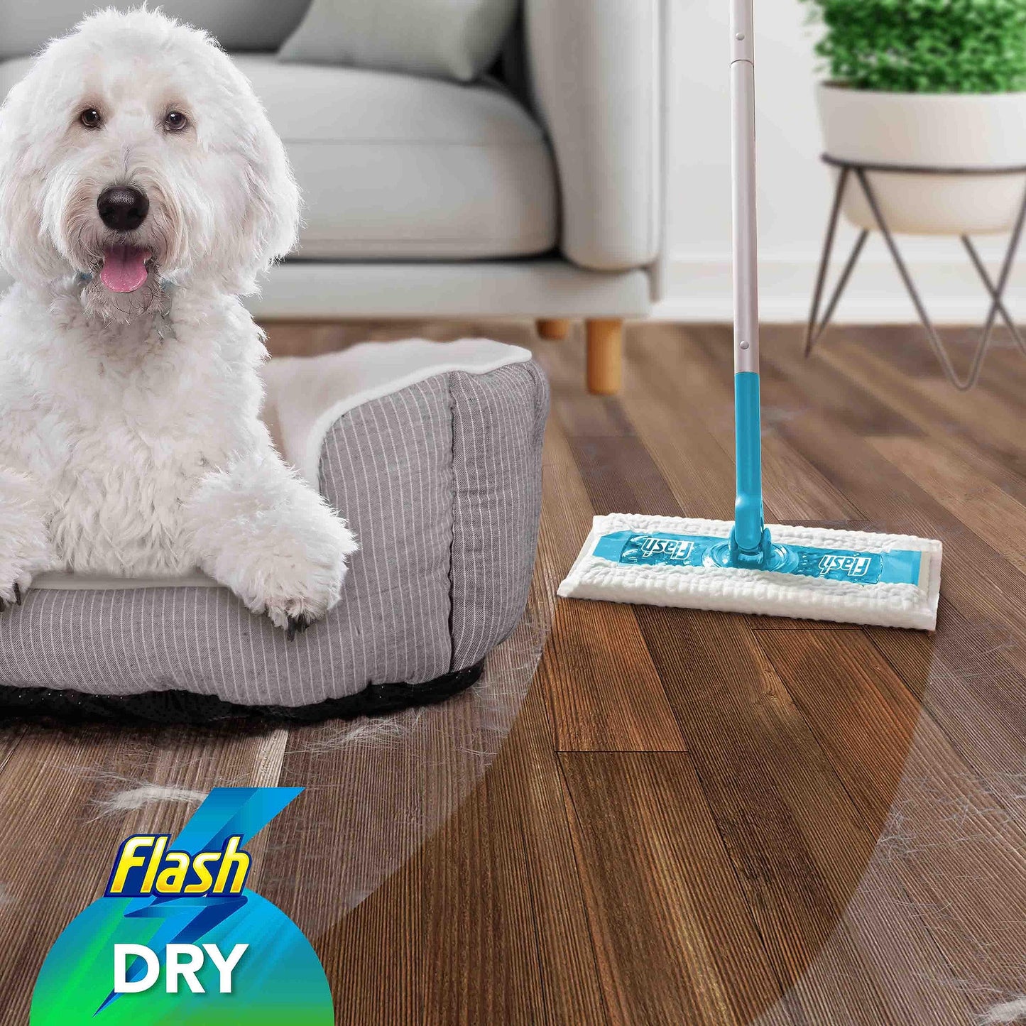 Flash Speedmop Floor Cleaner Starter Kit, Spray Mop, Dry Wet Mop, All-In-One Floor Mopping System (8 Wet + 16 Dry Pads)